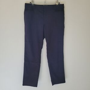 Banana Republic Dark Purple/Maroon Brocade Sloan Pants